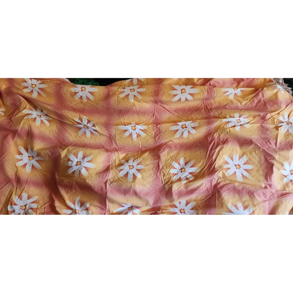 Rare Girls Duvet Cover Set Twin American Girl Orange Floral Heart Pil Sham 82x65 - Picture 2 of 11